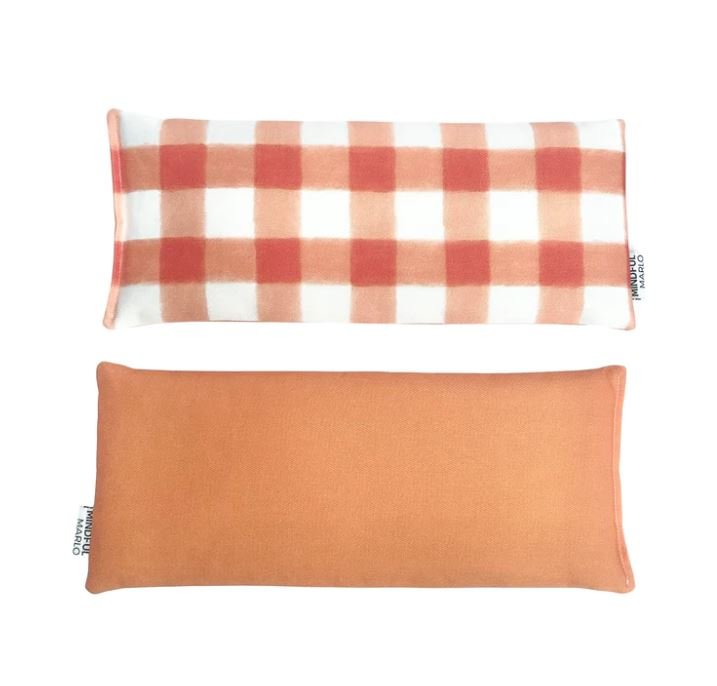 Wheatbag - Gingham Tangerine | Mindful Marlo | Heat Packs, Eye Pillows & Masks | Thirty 16 Williamstown