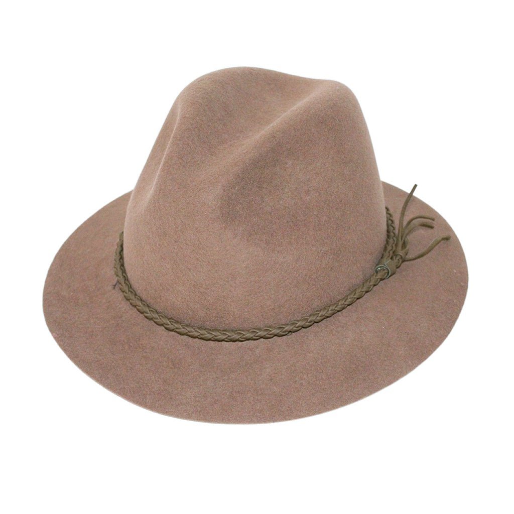 Willow Fedora Wool Felt Hat - Camel | Autumn Daze | Winter Hats | Thirty 16 Williamstown