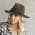 Willow Fedora Wool Felt Hat - DK Khaki | Autumn Daze | Winter Hats | Thirty 16 Williamstown