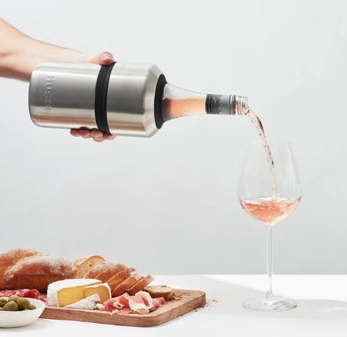 Wine Cooler - Brushed Stainless | Huski | Travel Mugs &amp; Drink Bottles | Thirty 16 Williamstown