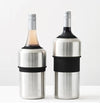 Wine Cooler - Brushed Stainless | Huski | Travel Mugs &amp; Drink Bottles | Thirty 16 Williamstown