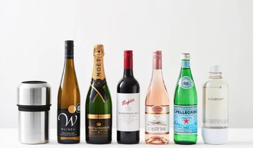 Wine Cooler - Brushed Stainless | Huski | Travel Mugs &amp; Drink Bottles | Thirty 16 Williamstown