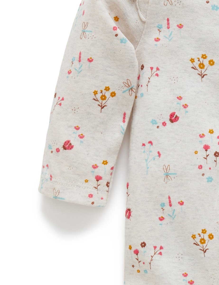 Zip Growsuit - Lady Bird | Purebaby | Baby &amp; Toddler Growsuits &amp; Rompers | Thirty 16 Williamstown