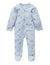 Zip Growsuit - Leaf Pale Blue | Purebaby | Baby & Toddler Growsuits & Rompers | Thirty 16 Williamstown