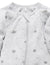 Zip Growsuit - Leaf Pale Grey | Purebaby | Baby & Toddler Growsuits & Rompers | Thirty 16 Williamstown