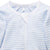Zip Growsuit - Stripe Pale Blue Melange | Purebaby | Baby & Toddler Growsuits & Rompers | Thirty 16 Williamstown