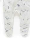 Zip Growsuit - Vanilla Nautical | Purebaby | Baby &amp; Toddler Growsuits &amp; Rompers | Thirty 16 Williamstown